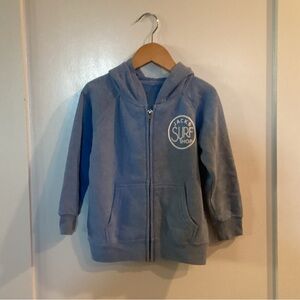 Jack by BB Dakota Light Blue Hooded Zip-Up Sweatshirt